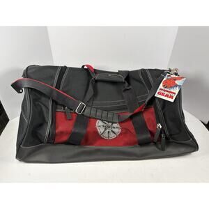 Vintage Marlboro Adventure Team Large Duffle Bag Luggage Compass Logo Red New